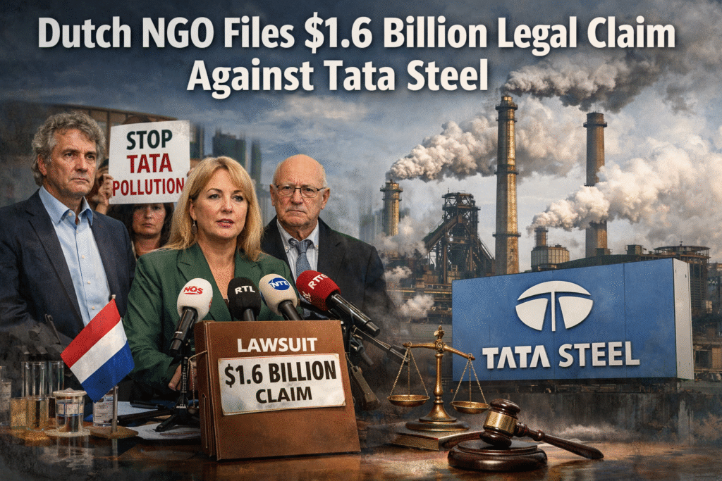 Dutch NGO Files $1.6 Billion Legal Claim Against Tata Steel