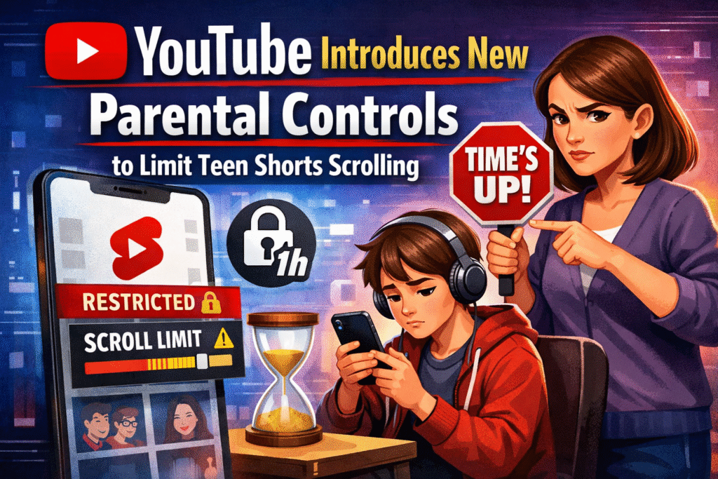 YouTube Introduces New Parental Controls to Limit Teen Shorts Scrolling