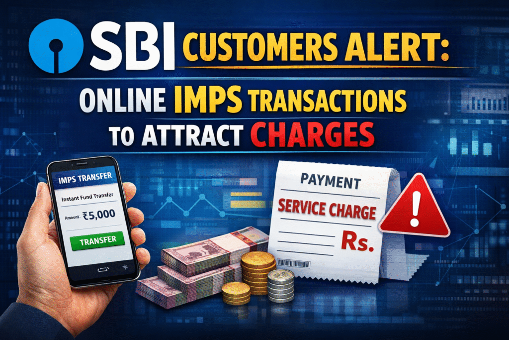 SBI Customers Alert: Online IMPS Transactions to Attract Charges