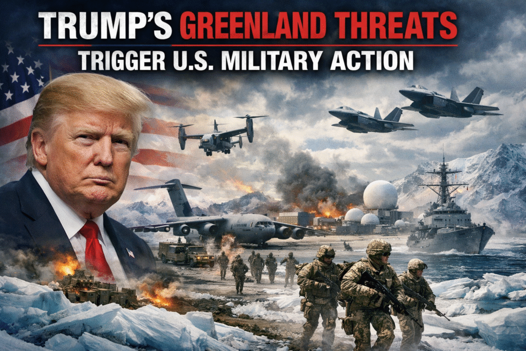Trump’s Greenland Threats Trigger U.S. Military Action
