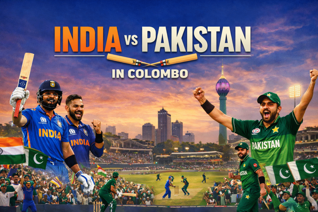 India Pakistan Match in Colombo Revives Subcontinental Cricket Spirit After 30 Years India Pakistan Match in Colombo Revives Subcontinental Cricket Spirit After 30 Years