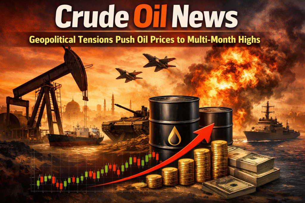 Crude Oil News: Geopolitical Tensions Push Oil Prices to Multi-Month Highs